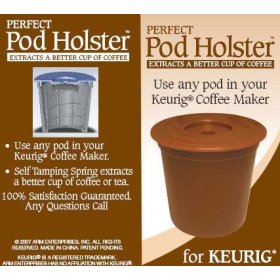 Show details of Perfect Pod Holster Use Any Pod in Your Keurig Coffee Maker - Over 10,000 Sold.