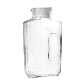 Show details of Luminarc Quadro 2 Liter / 67.5 Ounce Jug/White Lid.