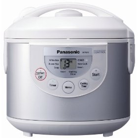Show details of Panasonic SR-TMB10 5-1/2-Cup Rice Cooker/Warmer, Silver.
