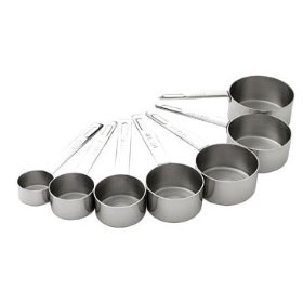 Show details of MIU Stainless-Steel 7-Piece Measuring Cup Set.