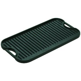Show details of Lodge Logic Pro 20-by-10-7/16-Inch Cast-Iron Grill/Griddle.