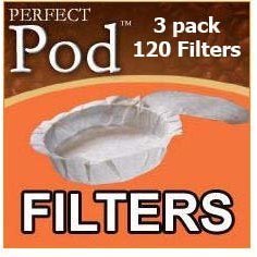 Show details of Perfect Pod Filters 3 Pack - 120 Total Filters.