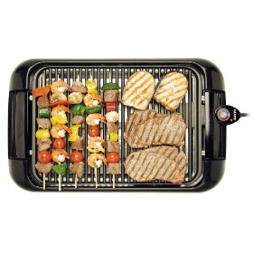 Show details of Sanyo HPS-SG3 200-Square-Inch Electric Indoor Barbeque Grill, Black.