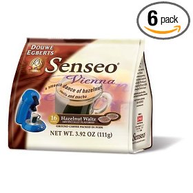 Show details of Senseo Vienna Hazelnut Waltz Coffee Pods, 16-Count 3.92 Packages (Pack of 6).