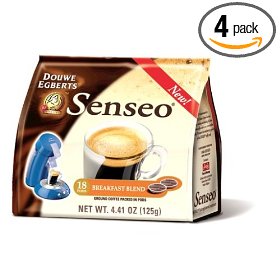 Show details of Senseo Breakfast Blend, Coffee Pods, 18 Count, 4.41 Ounce Bags (Pack of 4).
