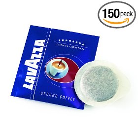 Show details of Lavazza Espresso Pods Gran Crema, 150-Count, .25-Ounce Pods.