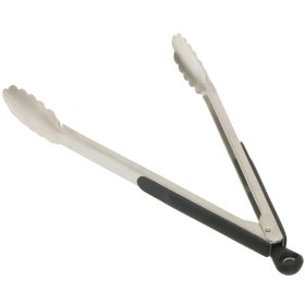 Show details of Oxo Good Grips 12-Inch Stainless-Steel Locking Tongs.