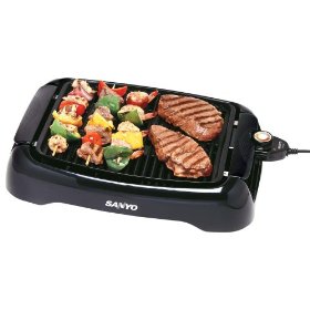 Show details of Sanyo HPS-SG2 Indoor Barbeque Grill with 120-Square-Inch Nonstick Cooking Surface.