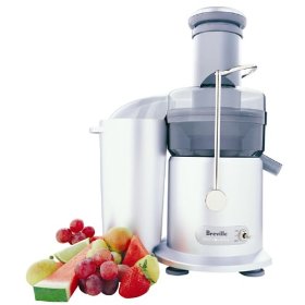 Show details of Breville JE95XL Two-Speed Juice Fountain Plus.