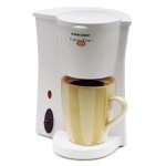 Show details of Black & Decker DCM7 Cup-At-A-Time Coffeemaker, White.