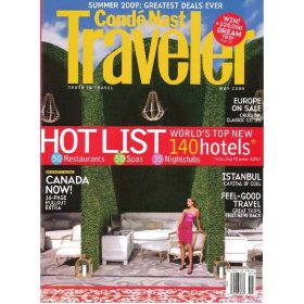 Show details of Conde Nast Traveler (1-year) [MAGAZINE SUBSCRIPTION] [PRINT] .