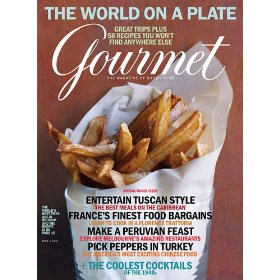 Show details of Gourmet (1-year) [MAGAZINE SUBSCRIPTION] [PRINT] .