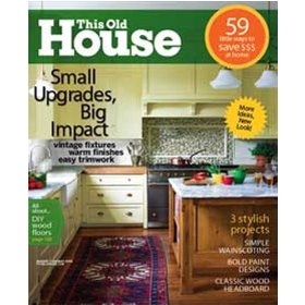Show details of This Old House (2-year) [MAGAZINE SUBSCRIPTION] [PRINT] .