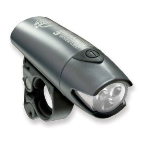 Show details of Planet Bike Beamer 3 LED Bicycle Light with Quick Cam Bracket Mount.