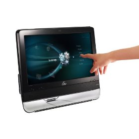 Show details of ASUS Eee Top 15.6-Inch Touchscreen PC (1.6 GHz Intel Atom Processor, 1 GB RAM, 160 GB Hard Drive, XP Home) Black.