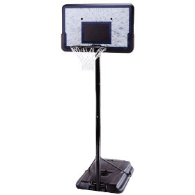 Show details of Lifetime 1221 Pro Court Height-Adjustable Portable Basketball System with 44-Inch Backboard.