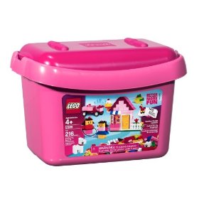 Show details of LEGO Pink Brick Box.