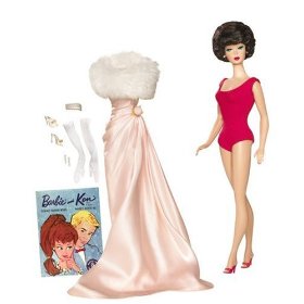 Show details of Barbie My Favorite Time Capsule 1962 Brunette Bubble Cut Doll.