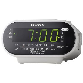 Show details of Sony ICF-C318 Automatic Time Set Clock Radio with Dual Alarm (White).
