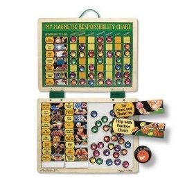 Show details of Melissa & Doug Deluxe Magnetic Responsibility Chart..