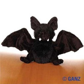 Show details of Webkinz Plush Stuffed Animal Black Bat.