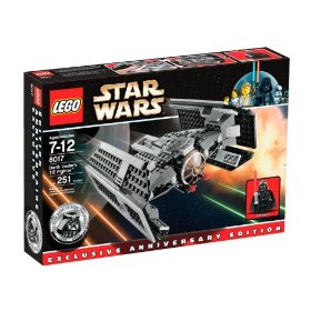 Show details of LEGO Star Wars Darth Vader's TIE Fighter.