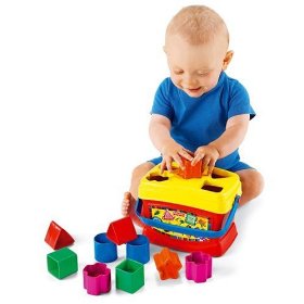 Show details of Fisher-Price Brilliant Basics Baby's First Blocks.