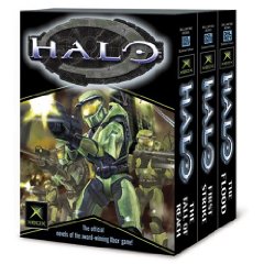 Show details of Halo, Books 1-3 (The Flood; First Strike; The Fall of Reach) [BOX SET]  (Paperback).