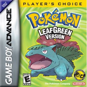 Show details of Pokemon Leaf Green Version.