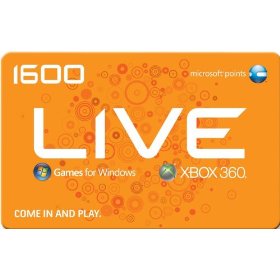 Show details of Xbox 360 Live Points Card.