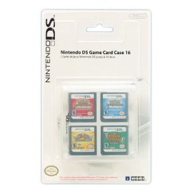 Show details of Nintendo DS Game Card Case 16 - Clear.