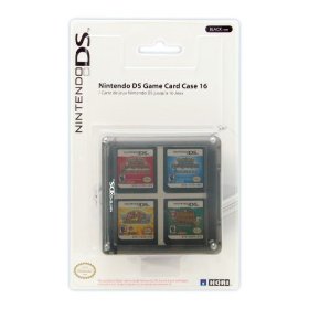 Show details of Nintendo DS Game Card Case 16 - Black.