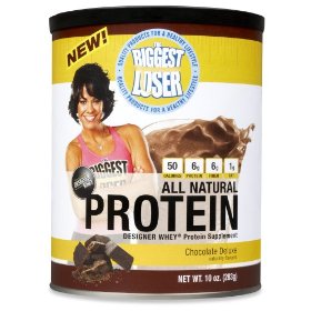 Show details of Designer Whey The Biggest Loser Protein - Chocolate Deluxe 10oz, 10oz Canister.