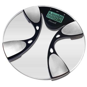 Show details of Escali High-Capacity Bathroom Scale with Body Fat/Body Water Monitoring (440lb / 200kg).