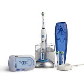 Show details of Oral B Triumph 9900 Toothbrush with Smart Guide.