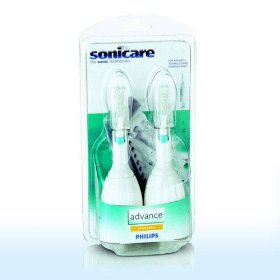 Show details of Philips Sonicare Advance (A-Series) Replacement Brush Head, Standard (2-Pack).