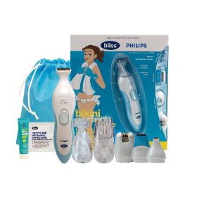 Show details of Bliss-Philips Bikini Perfect Deluxe HP6378 Spa-At-Home Grooming System.