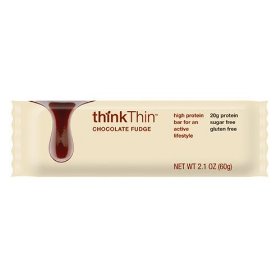 Show details of thinkThin&#0153; Chocolate Fudge, 2.1 Ounce Bar (Pack of 10).