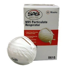 Show details of Swine Flu N95 Face Respiratory Mask Respirator.Particulate Respirators , Dust & Swine Flu Mask, 15 IN THE BOX PLUS 5 FREE.