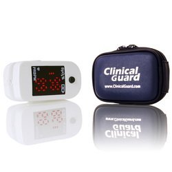 Show details of Finger Pulse Oximeter Octive Tech 300C with Easy-Carry Soft Case.