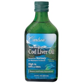 Show details of Carlson Laboratories - Norwegian Cod Liver Oil - Lemon, 16.8 fl oz.