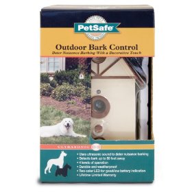 Show details of PetSafe Outdoor Ultrasonic Bark Deterrent.