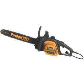 Show details of Poulan Pro 400E 18-Inch 4.0 HP Electric Chain Saw.