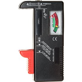 Show details of Battery Tester AA AAA C D 9 Volt and PP3 Universal Tool.