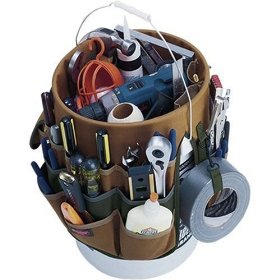 Show details of Bucket Boss 01056 Bucket Boss 56-Pocket Bucket Tool Organizer.