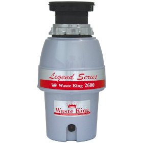 Show details of Waste King L-2600 Legend Series 1/2 HP Continuous Feed Operation Waste Disposer.