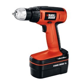 Show details of Black & Decker CDC180ASB 18-volt Compact Drill with 20 Accessories.