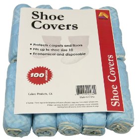 Show details of Galaxy Products DSC100 Disposable Polypropylene Shoe Covers, 50-Pairs.