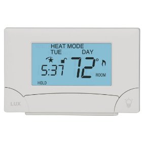 Show details of Lux Products TX9000TS Touch Screen 7 Day Programmable Thermostat.