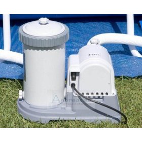 Show details of Intex 2500 gph Filter Pump w/ Hoses - Model# 633 for 18' or Larger Pool.